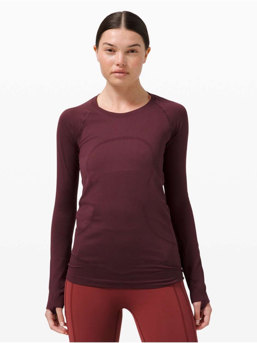 Lululemon Swiftly Tech Crew Long Sleeve 2.0 in Cassis, Women’s size 6
